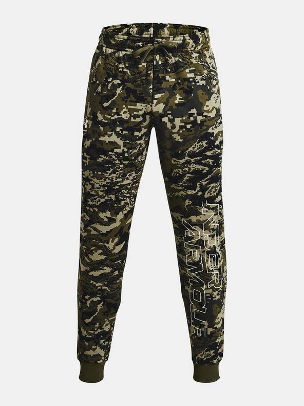Under Armour Мъжки спортни панталони Under Armour RIVAL FLC CAMO SCRIPT JGR