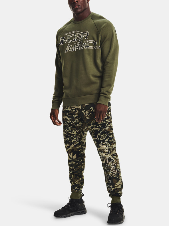 Under Armour Мъжки спортни панталони Under Armour RIVAL FLC CAMO SCRIPT JGR