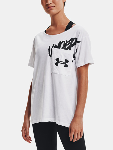 Under Armour Дамска тениска Under Armour Lve Overszed Graphic WM Tee