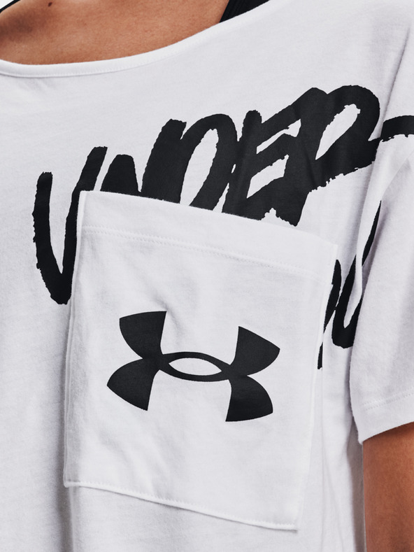 Under Armour Дамска тениска Under Armour Lve Overszed Graphic WM Tee