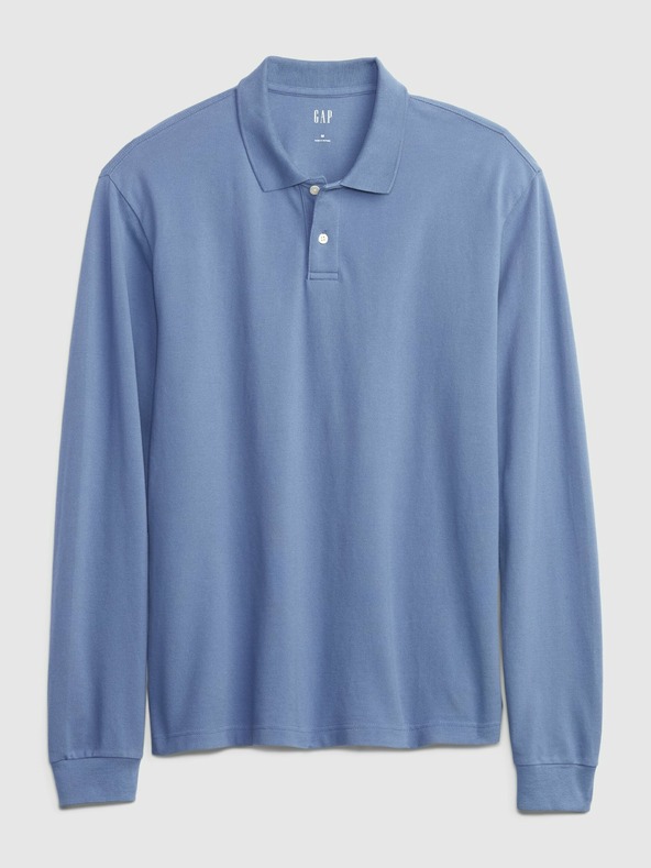 GAP Polo тениска с дълъг ръкав GAP