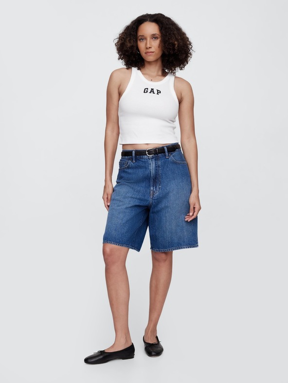 GAP Ребрест потник с лого на GAP