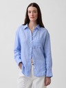 GAP Лнена oversize риза GAP