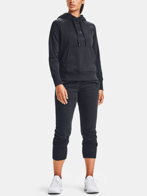 Under Armour Дамски суитшърт Under Armour Rival Fleece Metallic Hoodie