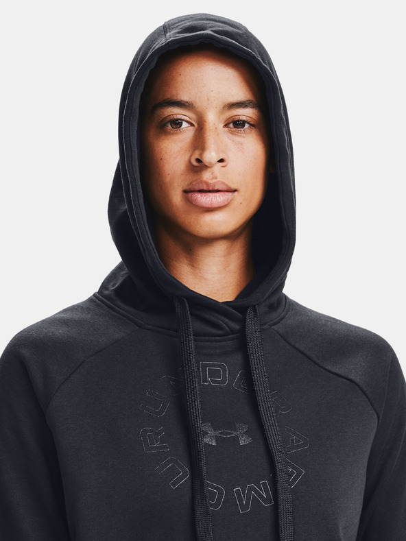 Under Armour Дамски суитшърт Under Armour Rival Fleece Metallic Hoodie