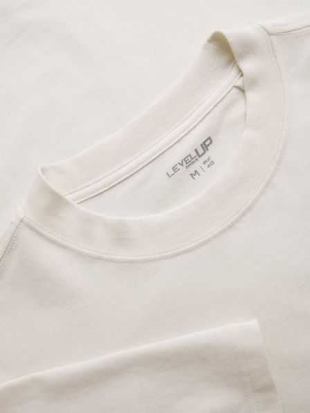 Ombre Clothing Тениска OM-TSBC-0291 - off white/бледо маслинена/navy Ombre Clothing