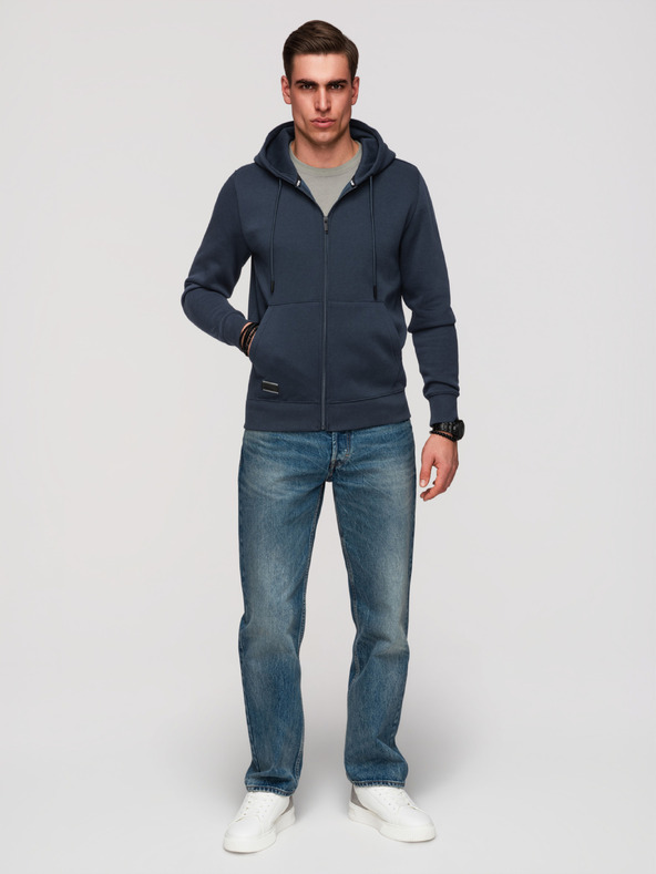 Ombre Clothing Мъжки еластичен памучен суитчър BASIC Ombre Clothing