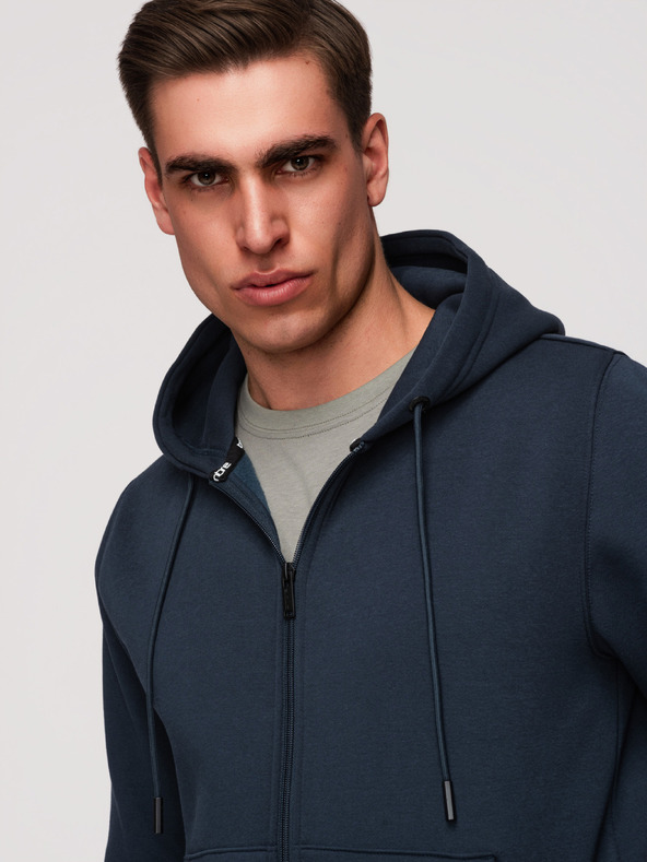 Ombre Clothing Мъжки еластичен памучен суитчър BASIC Ombre Clothing