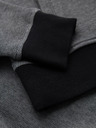 Ombre Clothing Мъжко плетено яке бомбър - черно