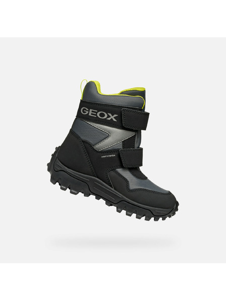 Geox Сиви момчешки високи обувки Geox Himalaya B ABX