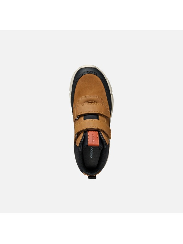 Geox Кафяви момчешки високи обувки Geox Flexyper Boy