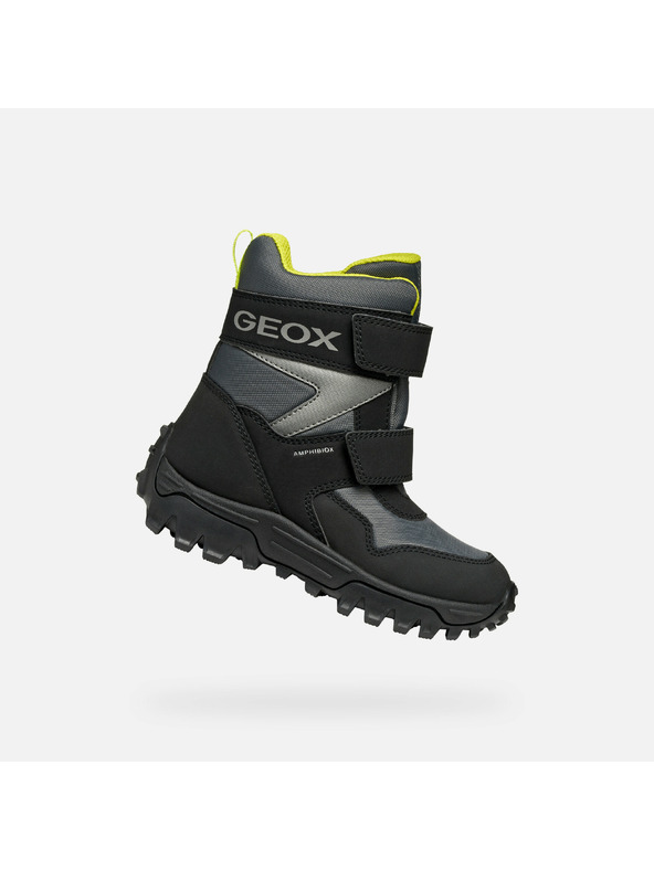 Geox Сиви момчешки високи обувки Geox Himalaya B ABX