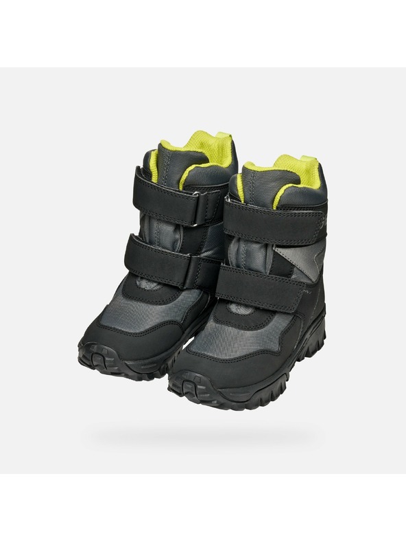 Geox Сиви момчешки високи обувки Geox Himalaya B ABX