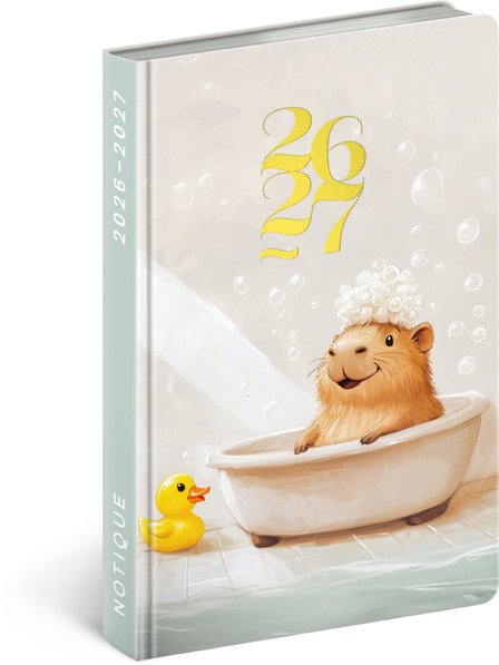 NOTIQUE NOTIQUE 18-month diary Petito – Capybara 2026/2027, 11 x 16 cm