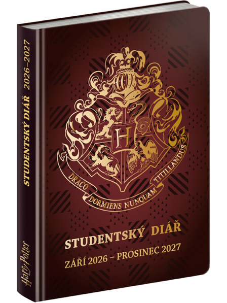 NOTIQUE NOTIQUE Student diary Harry Potter (September 2026 – December 2027), 9.8 x 14.5 cm