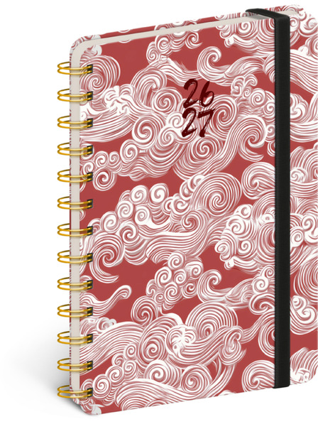 NOTIQUE NOTIQUE Spiral 18-month diary Petito – Clouds 2026/2027, 13 x 18 cm