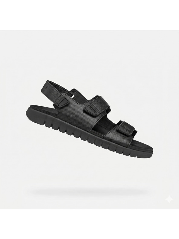 Geox Черни мъжки сандали Geox Flextride S