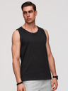 Ombre Clothing Мъжко памучно потникче BASIC - черно V3 OM-TSBT-0272 Ombre Clothing