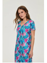 Moodo Patterned blue dress Moodo