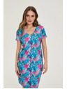 Moodo Patterned blue dress Moodo