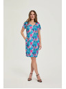 Moodo Patterned blue dress Moodo