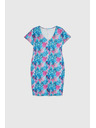 Moodo Patterned blue dress Moodo