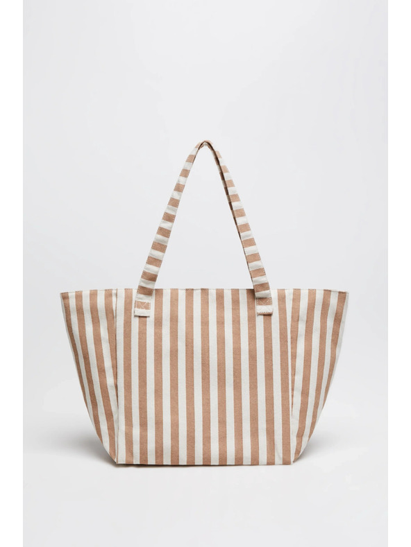 Moodo Striped beige bag Moodo