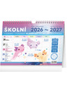 NOTIQUE NOTIQUE Училищен планиращ календар с кука 2027, 30 x 21 см