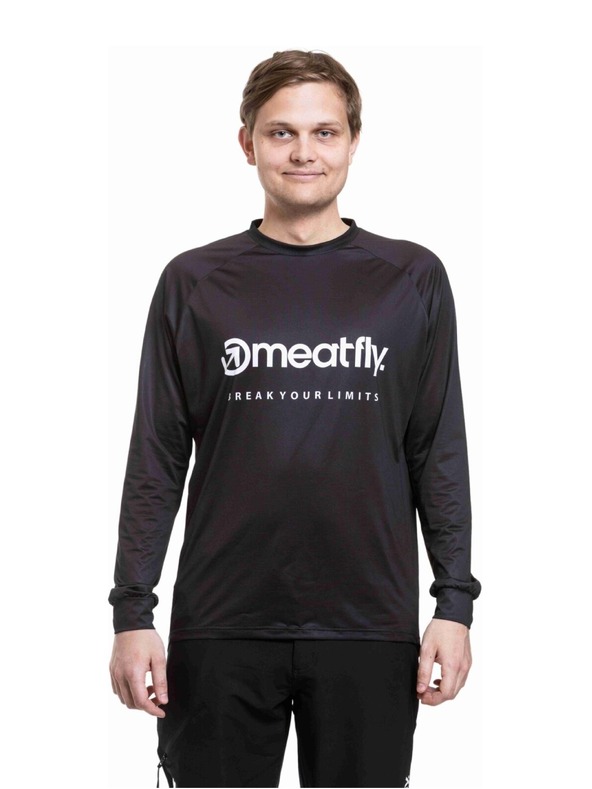 Meatfly Meatfly men's bike jersey Cliff Black