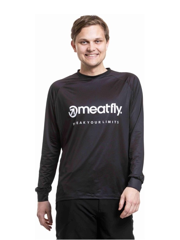 Meatfly Meatfly men's bike jersey Cliff Black