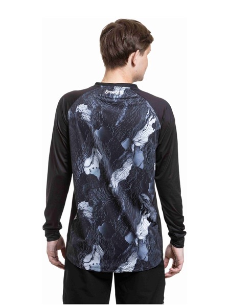 Meatfly Meatfly men's bike jersey Cliff Deep Lake / Black