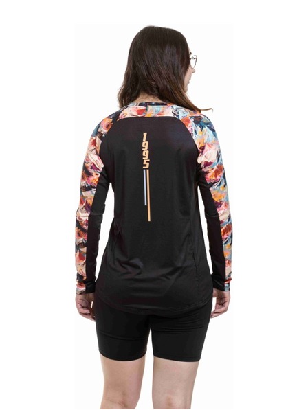 Meatfly Meatfly women's bike jersey Leah Color Mountains / Black