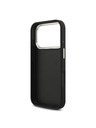 Guess Guess PU Grained 4G Metal Logo Задна крышка за iPhone 17 Pro Black