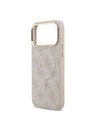 Guess Guess PU Leather 4G Gold Frame MagSafe Задна крышка за iPhone 17 Pro Max Pink