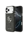 Guess Guess PU 4G Metal Logo Задна крышка за iPhone 17 Pro Max Silver Black