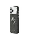 Guess Guess PU 4G Metal Logo Задна крышка за iPhone 17 Pro Max Silver Black