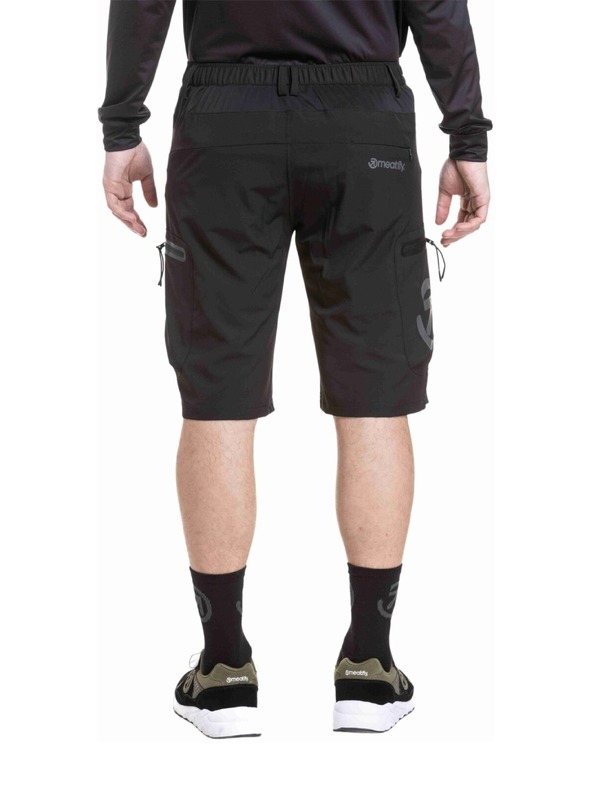 Meatfly Meatfly мъжки велосипедни шорти Duke Black / Gray