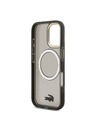 Lacoste Lacoste PC/TPU Frosted Finish Gold Logo MagSafe задна капак за iPhone 17 Black