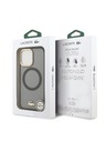 Lacoste Lacoste PC/TPU Frosted Finish Gold Logo MagSafe задна капак за iPhone 17 Black