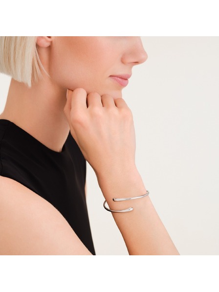Rosefield Rosefield women's solid rhodium-plated bracelet JBCBS-J1048