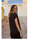 Moodo Zip brown blouse Moodo