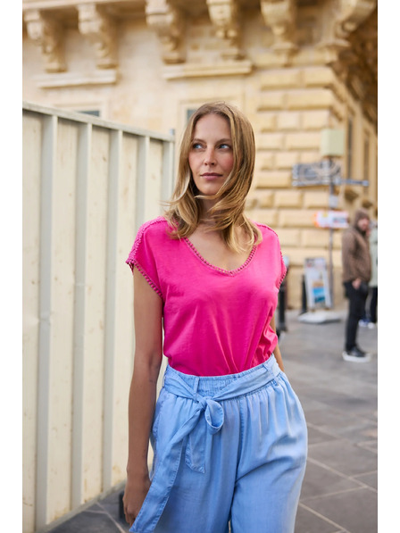 Moodo Cotton purple blouse Moodo