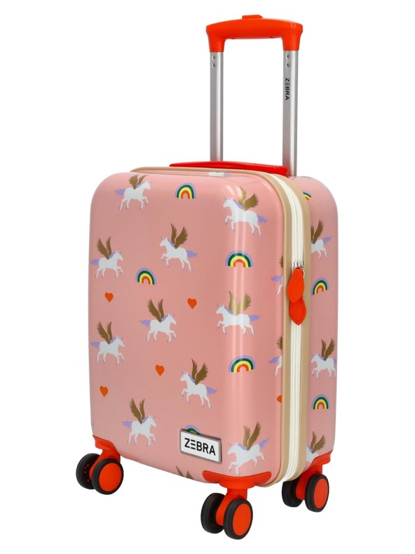 Zebra Trends Детски куфар Zebra Adventurer 21492 Pink