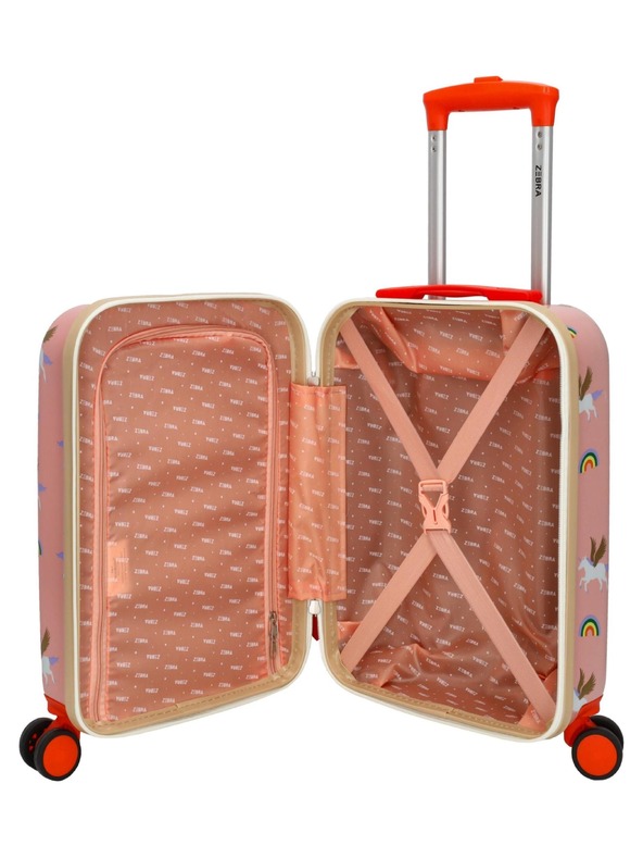 Zebra Trends Детски куфар Zebra Adventurer 21492 Pink