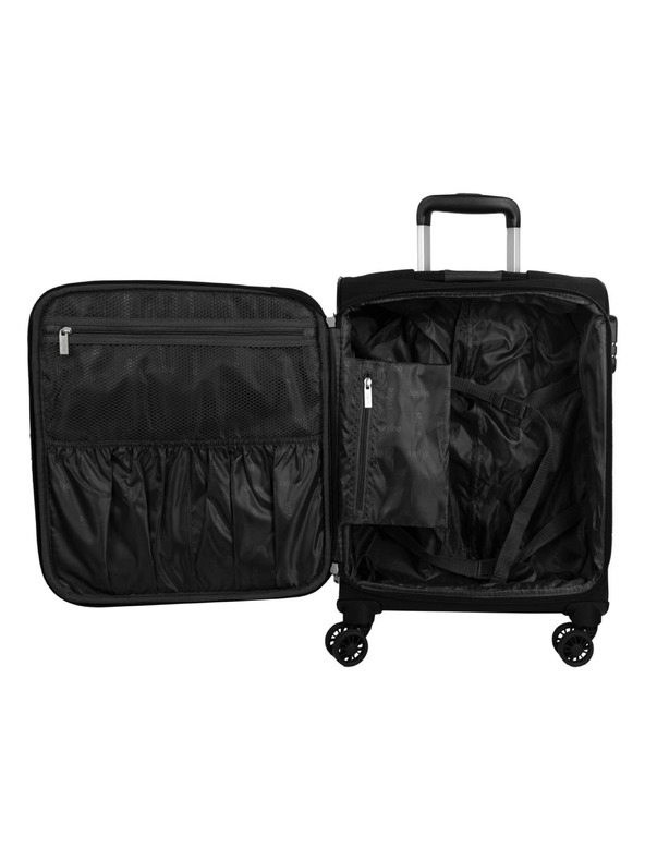 Skyline Пътни куфар Skyline Orlando 4w S Black