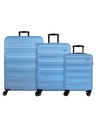 Skyline Комплект пътни куфари Skyline Goomera S,M,L Blue