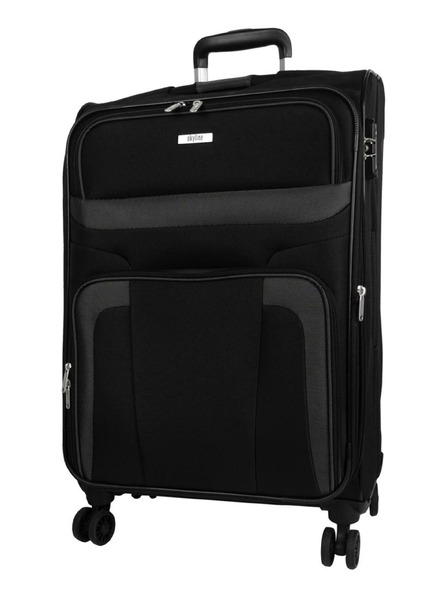 Skyline Пътни куфар Skyline Orlando 4w M Black