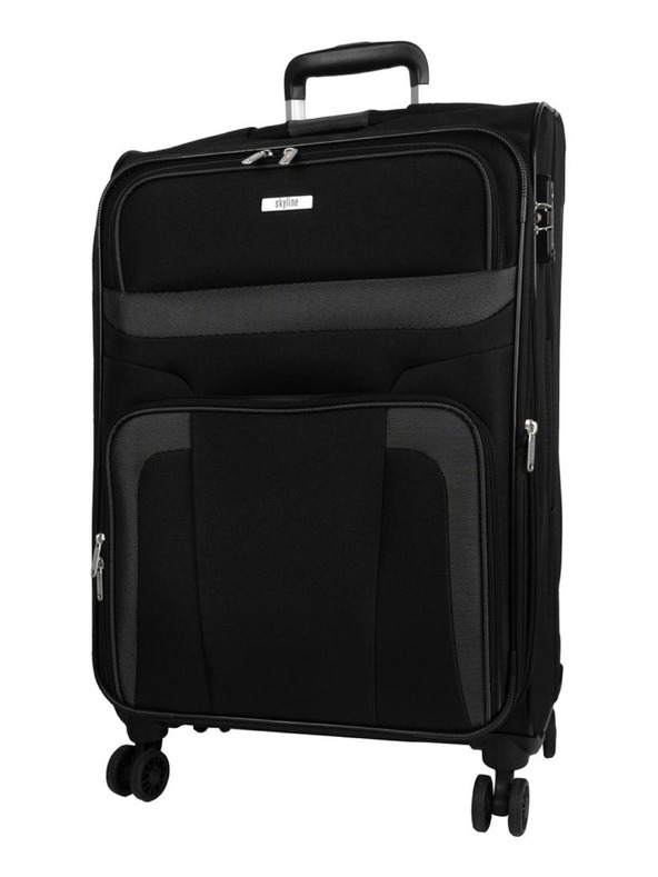 Skyline Пътни куфар Skyline Orlando 4w M Black