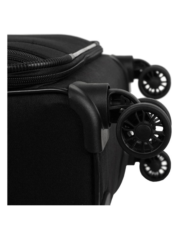 Skyline Пътни куфар Skyline Orlando 4w M Black