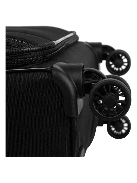 Skyline Пътни куфар Skyline Orlando 4w M Black